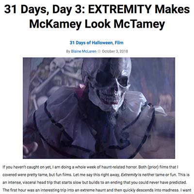 31 Days, Day 3: EXTREMITY Makes McKamey Look McTamey